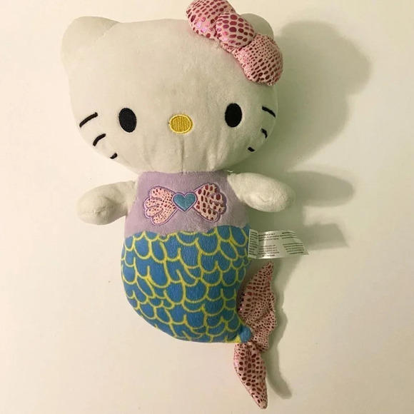 Hello Kitty Sanrio 12 Inch Mermaid Plush  Stuffed Animal Toy - Picture 1 of 13